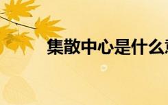 集散中心是什么意思（集散中心）