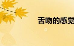 舌吻的感觉是什么感觉