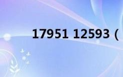 17951 12593（17951资费标准）