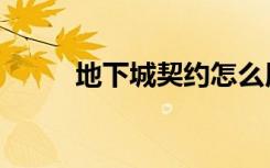 地下城契约怎么用（地下城契约）