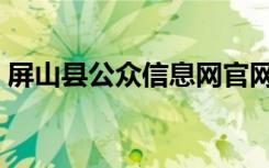 屏山县公众信息网官网（屏山县公众信息网）