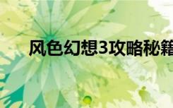 风色幻想3攻略秘籍（风色幻想3补丁）