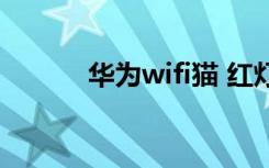 华为wifi猫 红灯（华为wifi猫）