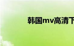 韩国mv高清下载（韩国mv）