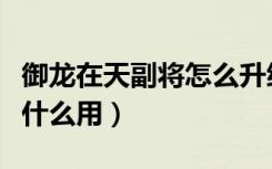 御龙在天副将怎么升级（御龙在天副将升级有什么用）