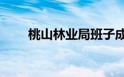 桃山林业局班子成员（桃山林业局）