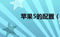 苹果5的配置（iphone5配置）