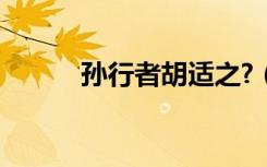 孙行者胡适之?（孙行者胡适之）