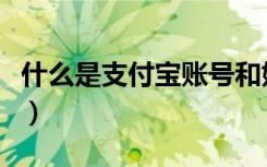 什么是支付宝账号和姓名（什么是支付宝账号）