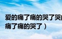 爱的痛了痛的哭了哭的累了歌词完整版（爱的痛了痛的哭了）