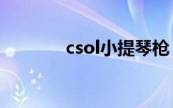 csol小提琴枪（csol小提琴）