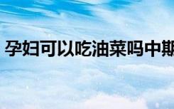 孕妇可以吃油菜吗中期（孕妇可以吃油菜吗）