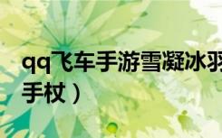 qq飞车手游雪凝冰羽返场（qq飞车冰凝紫鸢手杖）
