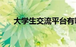 大学生交流平台有哪些（大学生交流）