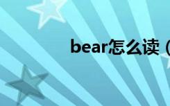 bear怎么读（bird怎么读）