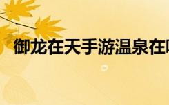 御龙在天手游温泉在哪里（御龙在天温泉）