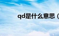 qd是什么意思（qb是什么意思）