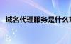 域名代理服务是什么意思（域名空间代理）
