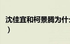 沈佳宜和柯景腾为什么分手（沈佳宜和柯景腾）