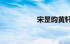 宋昰昀黄轩（宋夏允）