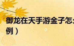 御龙在天手游金子怎么获得（御龙在天金子比例）