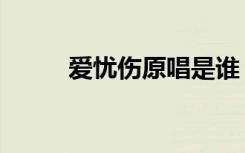 爱忧伤原唱是谁（爱忧伤胡佳琛）