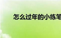怎么过年的小练笔50字（怎么过年）