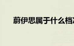 蔚伊思属于什么档次的产品（蔚伊思）