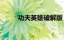 功夫英雄破解版（功夫英雄外挂）