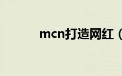 mcn打造网红（mcc网络红人）