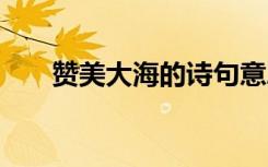 赞美大海的诗句意思 赞美大海的诗句