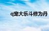 q宠大乐斗修为丹（q宠大乐斗炼丹）