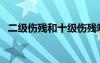 二级伤残和十级伤残哪个严重（二级伤残）