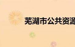 芜湖市公共资源交易中心（芜）