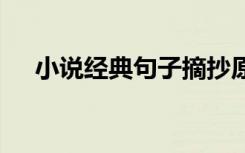 小说经典句子摘抄原耽 小说中经典句子