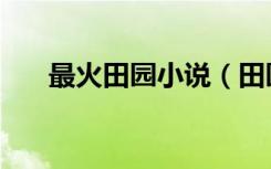 最火田园小说（田园小说排行榜完本）