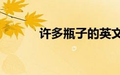 许多瓶子的英文（瓶子的英文）