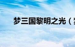 梦三国黎明之光（梦三国光明与黑暗）