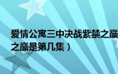 爱情公寓三中决战紫禁之巅是哪一集（爱情公寓3决战紫禁之巅是第几集）