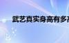 武艺真实身高有多高（武艺真实身高）