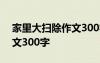 家里大扫除作文300字三年级 家里大扫除作文300字