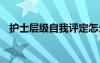 护士层级自我评定怎么写 自我评定怎么写