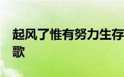 起风了惟有努力生存 起风了,唯有努力生存诗歌