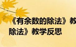 《有余数的除法》教学反思简短 《有余数的除法》教学反思