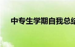 中专生学期自我总结 中专学期自我总结