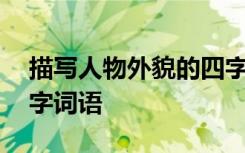 描写人物外貌的四字词语 描写人物心理的四字词语