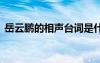 岳云鹏的相声台词是什么 岳云鹏的相声台词