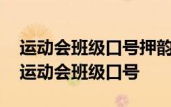 运动会班级口号押韵有气势三班 小学五年级运动会班级口号