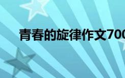 青春的旋律作文700字 青春的旋律作文