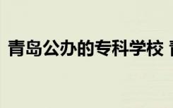 青岛公办的专科学校 青岛公办专科院校排名